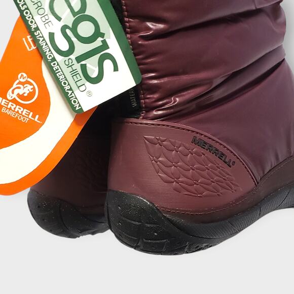 NWOT Merrell Womens Frost Glove Insulated Boots Port Royale Purple Sz 9.5 Winter - Picture 5 of 15